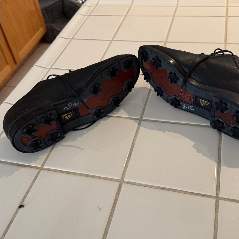 ADIDDAS TOUR ELITE golf pittards Black Leather NWOT ๐โโฌ - Picture 8 of 8